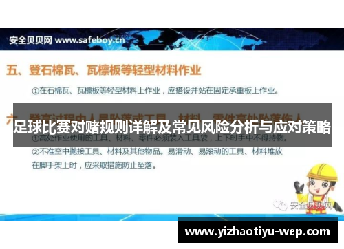 足球比赛对赌规则详解及常见风险分析与应对策略